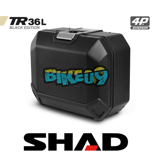 샤드 테라 블랙 에디션 사이드케이스(좌) TR36L(D0TR36100LB) - 오토바이 튜닝 부품