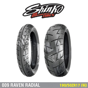 오토바이 타이어 신코타이어 009 RAVEN RADIAL 190/50-17 (뒤)