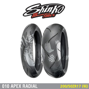 오토바이 타이어 신코타이어 010 APEX RADIAL 200/50-17 (뒤)