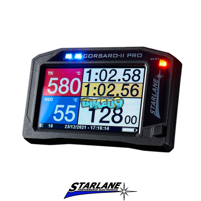 스타레인 GPS LAPTIMER CORSARO-II PRO TOUCH SCREEN KART / SCOOTER KIT - 경기용 오토바이 튜닝 부품 CORS2PROKB
