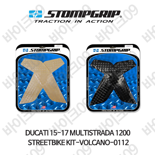 두카티 15-17 멀티스트라다 1200 STREETBIKE KIT-VOLCANO-0112 스텀프 테크스팩 오토바이 니그립 패드 #55-10-0112
