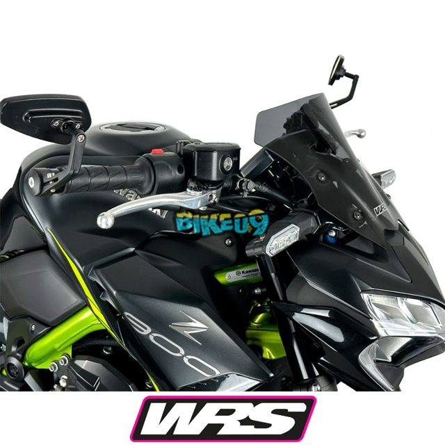 WRS 스포츠 윈드스크린 가와사키 Z 900 20-24 (색상 옵션 : 다크스모크/매트블랙) - 윈드쉴드 오토바이 튜닝 부품 KA013