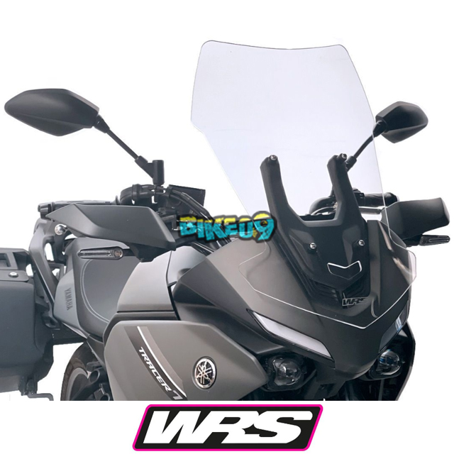 WRS 투어링 윈드스크린 야마하 트레이서 7 / GT 21-24 (색상 옵션 : 스모크/투명) - 윈드쉴드 오토바이 튜닝 부품 YA027T