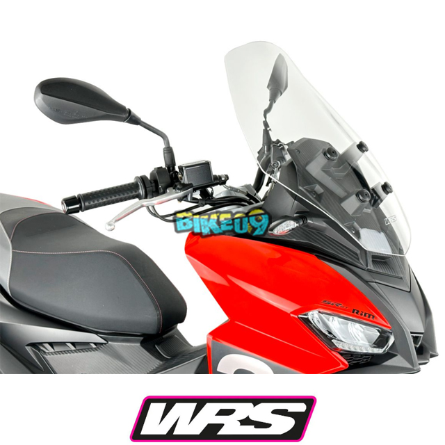 WRS 투어링 윈드스크린 아프릴리아 SR GT 125 / 200 22-24 (색상 옵션 : 스모크/투명) - 윈드쉴드 오토바이 튜닝 부품 AP007