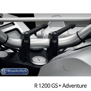 분덜리히 BMW 모토라드 R1200GS 어드벤처 퀵 릴리즈 클램프 볼트 (핸들바 라이저 없음) 블랙 25870-000