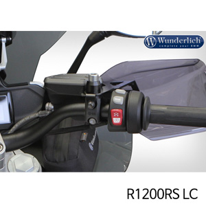 분덜리히 BMW 모토라드 R1200RS LC 핸드 프로텍터 마운팅 킷 클리어-프로텍트 블랙 27520-312