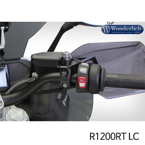 분덜리히 BMW 모토라드 R1200RT LC 핸드 프로텍터 마운팅 킷 클리어-프로텍트 블랙 27520-312