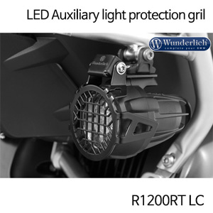 분덜리히 BMW 모토라드 R1200RT LC LED 보조등 프로텍션 그릴 NANO 블랙 42839-302