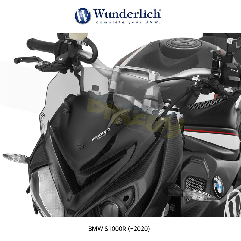 분덜리히 BMW 모토라드 S1000R (-2020) SPORT 윈드쉴드 (스모키 그레이) 35751-002