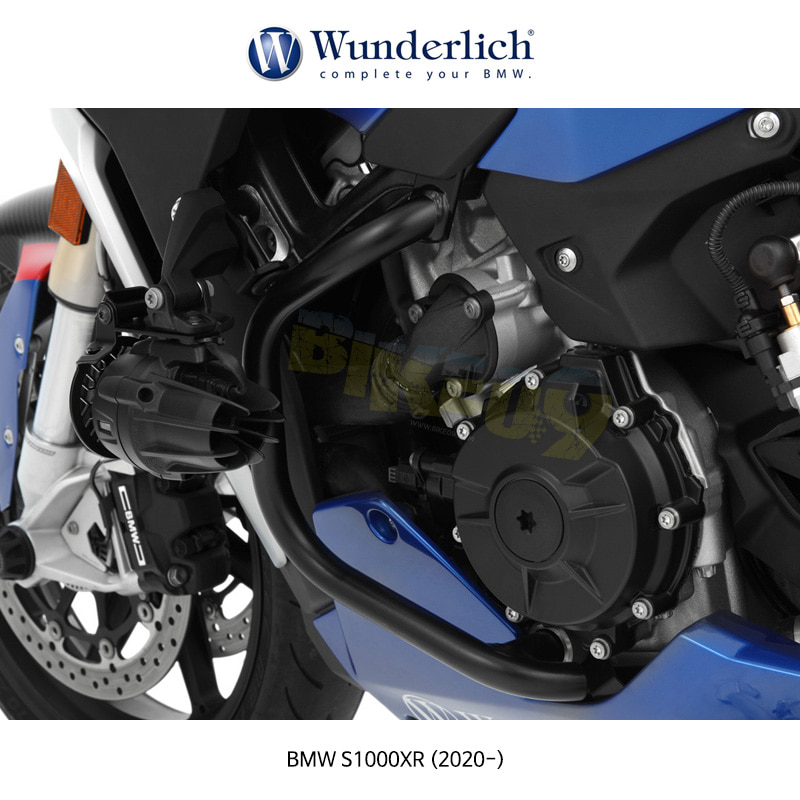 분덜리히 BMW 모토라드 S1000XR (2020-) 엔진가드 포함용 순정 보조 헤드라이트 장착킷 (블랙) 35835-102