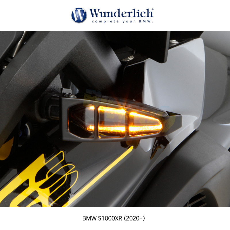 분덜리히 BMW 모토라드 S1000XR (2020-) LED 다기능 표시등용 표시등 보호바 세트 (블랙) 42841-802
