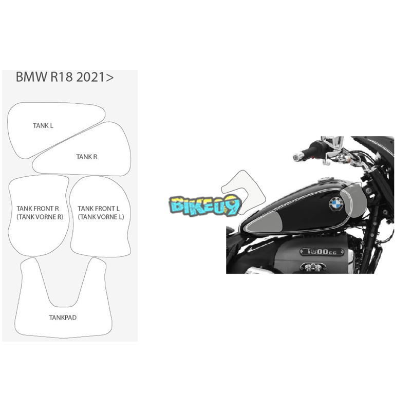 분덜리히 BMW 모토라드 탱크 프로텍션 프리미엄쉴드 - 오토바이 튜닝 부품  33333-700