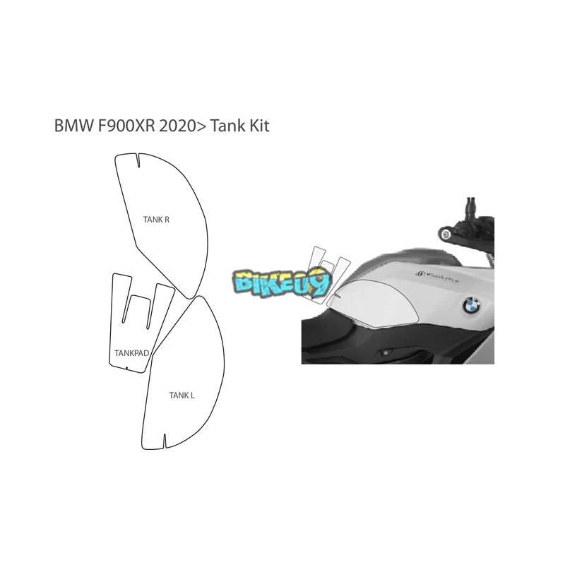 분덜리히 BMW 모토라드 탱크 프로텍션 프리미엄쉴드 - 오토바이 튜닝 부품  33332-500