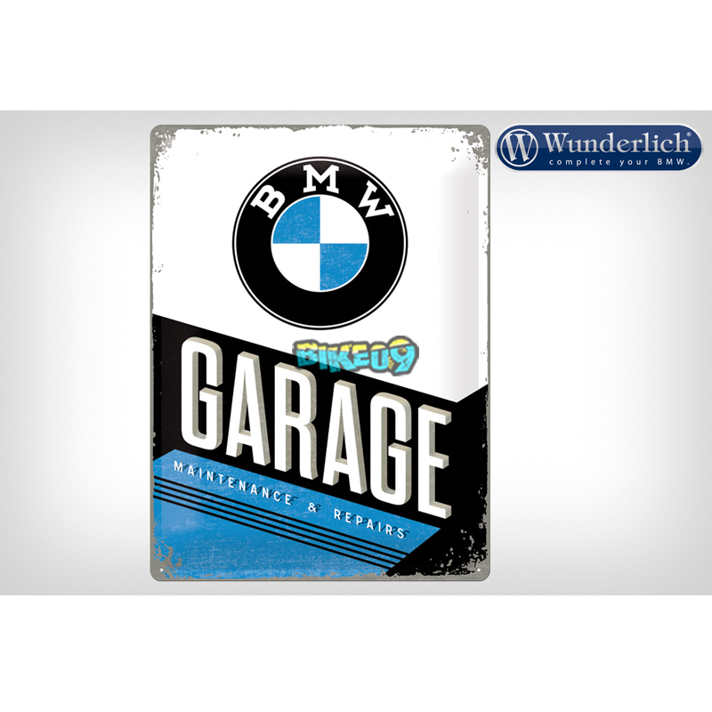 분덜리히 BMW 모토라드 메탈 사인 BMW Garage 30 x 40 cm - Nostalgic Art - 오토바이 튜닝 부품  25320-202