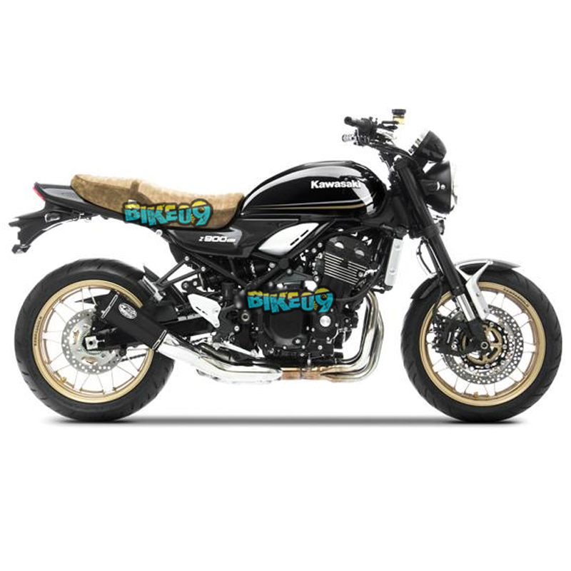 자드 슬립-온 블랙 스틸 호모로게이트 가와사키 Z900RS (18-) - 오토바이 머플러 배기 ZKAW181SSR P2
